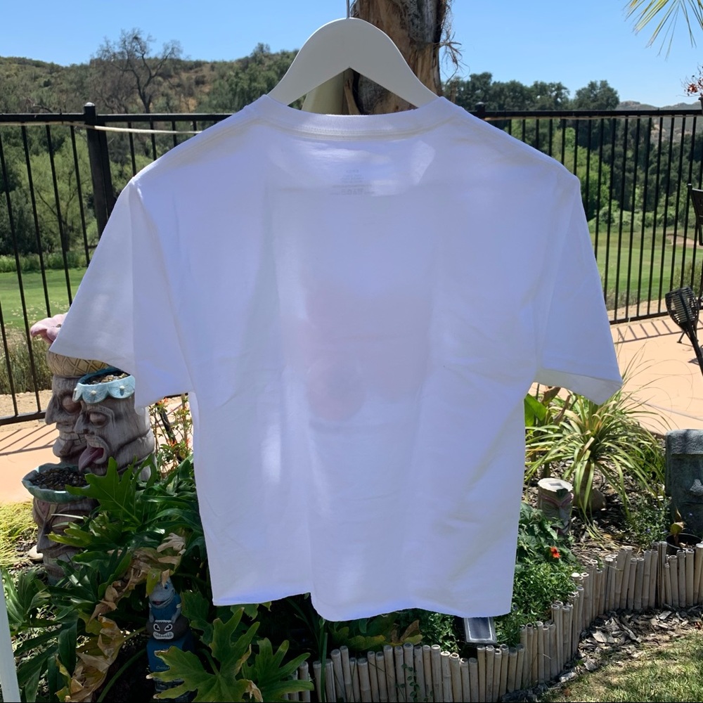 ~HAWAII~ Cropped Flower Tee - Picture 2 of 4
